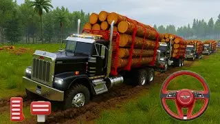 Dangerous Downhill Road with Heavy Truck Bus Simulator Indonesia
