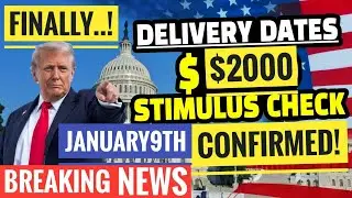 JANUARY🔥BREAKING 📈$2000 Stimulus Checks💰Sent Out Immediately if?🎉+Social Security Pay SSI,SSDI?✅