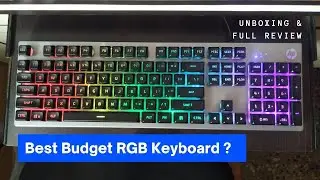 Лучшая бюджетная игровая клавиатура с RGB-подсветкой от HP &mdash; K500F: распаковка и обзор