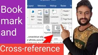 How to use cross reference and bookmark in MS word /bookmark ka istemal MS word mean.