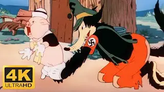 Walt Disney Animated Short - The Thrifty Pig (1941) Remastered 4K 60FPS