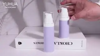 Recyclable Lotion Bottles Airless Pump Eco Packaging