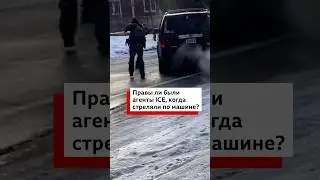 Правы ли были агенты ICE, когда стреляли по машине? BBC Verify объясняет
