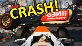 F1 2013 - Drapeau rouge - Red flag !! (Monaco)