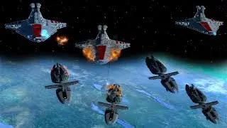 3 Venators vs. 4 Munificent-class star frigate | Star Wars: EAW Fall of the Republic