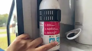 Fulltime RV family - fire extinguisher