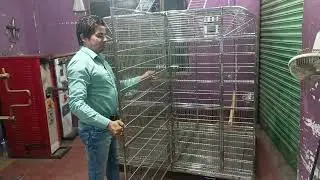 s s steel folding cage  L.60. D 48  H.60      120 kg