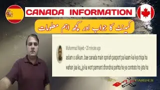 Answer on Your comment | Spain to Canada information | Canada work permit from Spain information