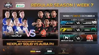 【English LIVE】MPL-PH Season 6 Regular Season Week 7 Day 2