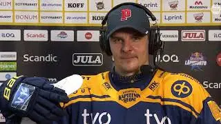 SaiPa&ndash;Lukko 15.11.2025 &ndash; j&auml;lkihaastattelussa Henri Ikonen