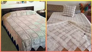 300 + Amazing type of Crochet bedsheet s idea #crochet #handmade #trending 