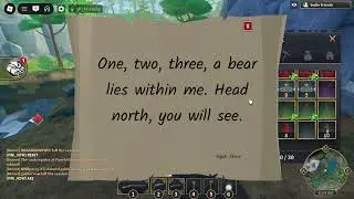 One, two, three, a bear lies within me... Treasure Location - The Wild West