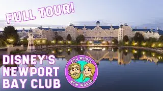 Disney's Newport Bay Club hotel and room tour