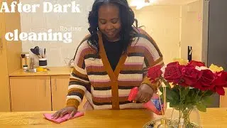 After dark clean with me | Extreme cleaning motivation | Embracing homemaking | At home with Yeu