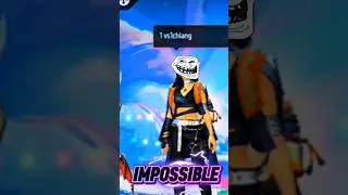 IMPOSSIBLE 🍷🗿 1V1 CHALLENGE GIRL VS BOY LONE WOLF #freefire #impossible #1v1challenge