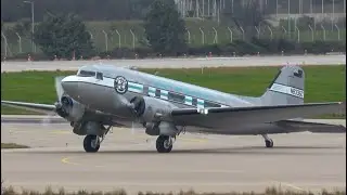RARE Douglas DC-3 Takeoff from Athens | Spirit of Douglas World Tour
