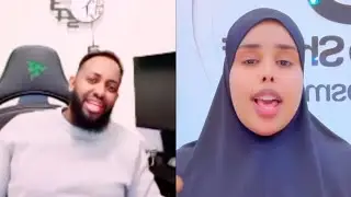 Shadiya sharaf iyo Baabajey oo Baraha iska rifay game adag dhexmaray..