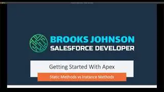 Salesforce Apex Programing: Static vs Instance Methods