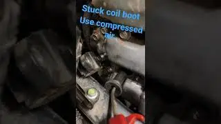 stuck coil boots, use compressed air to break the seal!