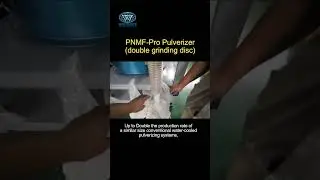 PE Pulverizer Machine Double Grinding Disc Grinder Machine #shorts  #crusher #pulverizer #miller