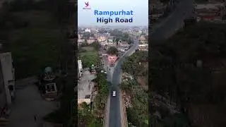 Soaring Over Rampurhat High Road ☀️ | A Bird's-Eye View #drone #aerialview