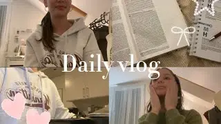 Produktív nap vlog | tanulás, edzés …stb.|