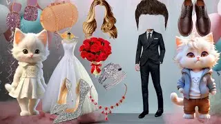 🐱✨ Cute Cat Wedding Day &ndash; A Purrfect Love Story! 💍🎉