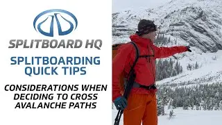 Considerations When Deciding to Cross Avalanche Paths