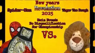 MWT New Years Revolution 2025: Spider-Man VS. Tiger The Rough (No Disqualification for Championship)