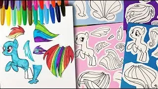 MLP Create a pony mane 6 / custom ponies / My little pony coloring for kids