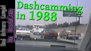 Our Very First Dashcam Videos - 1988 and 1990 - VHS Home Movies 80's