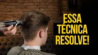 Pare de usar tesoura de desbaste! Faça ISSO com a máquina