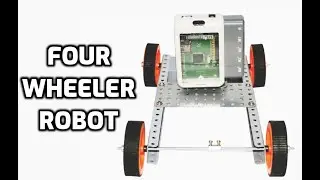 My first Robot ||Four Wheeler Robot || Avishkaar box ||Best STEM based learning robotics kit for kid
