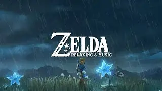 Rest.. Rainy Days 🌨️ Best Relaxing Zelda Music for sleep | Work Music and rain ambiance