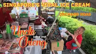 Uncle Chieng&rsquo;s Ice Cream Sandwich🍦| Orchard Road Singapore Street Food Experience 🇸🇬