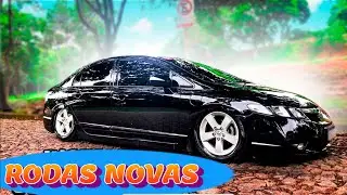 PINTEI AS RODAS DO CIVIC *Ficou nova 😀