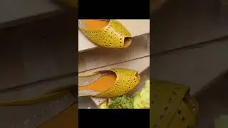 Cutwork Peeptoes!🤩 #colors #khussa #shoes #peeptoes #shoes #dazzle #eidwear