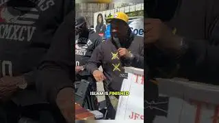 Black Hebrew Israelites vs Muslim  Debate🤮🔥He said what? #islam #christ #viralvideo #debate #share