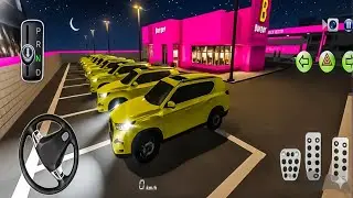 All New yellow colour SUV 🚗 Unlimited Car Parking The Gass Pump Driving Class Game-3D Simulator 3D 