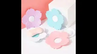 Flower Shaped Plastic Bathroom Soap Dish/Kitchen & Bath Self Draining Soap Saver Tray,