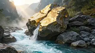 Relaxing River Flow | Crystal Clear Water ASMR in 4K UHD🌊🌊