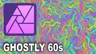 How To Create Wiggly Color Worm Effect  In Affinity Photo Using Brushes | Album Covers