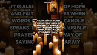 Why do Catholics use Candles for Prayers ✝️ #catholic #christian #shorts #reels #fypシ