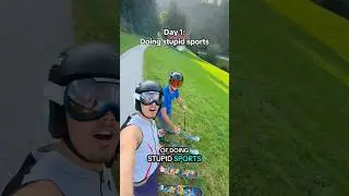 Day 1: Summer Skiing #skiing #day1 #series #action