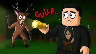The monster caught me in THE FOREST on Roblox?!