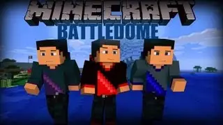 Minecraft: Battledome Minigame w/ SkyDoesMinecraft, JeromeASF, HuskyMudkipz, & Friends!