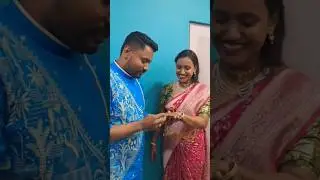 engagement 💍 ceremony ✨️ 🧿😊❤️ #love #bengali #shorts  #engagement #ringceremony #viralshorts