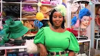 Fascinators and Hats Business in Kenya. Millinery fashion. Hightea accessories. Women in business.