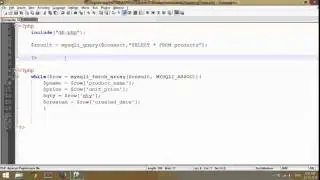 03 - Retrive Data [Select Data] from Database using PHP Mysqli ► Record In HD Video
