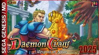 ✅ DAEMONCLAW: ORIGINS OF NNAR ( SEGA GENESIS | MEGA DRIVE | 2025 ) HACK - 4K 60FPS 🔴